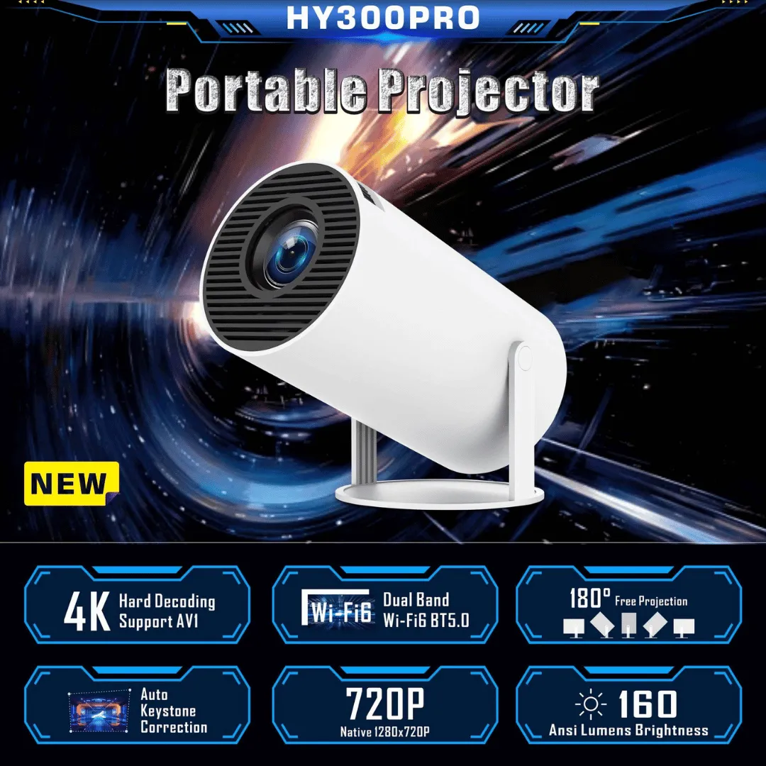 🎬CineBeam™ — Portable Smart Home Theater Projector