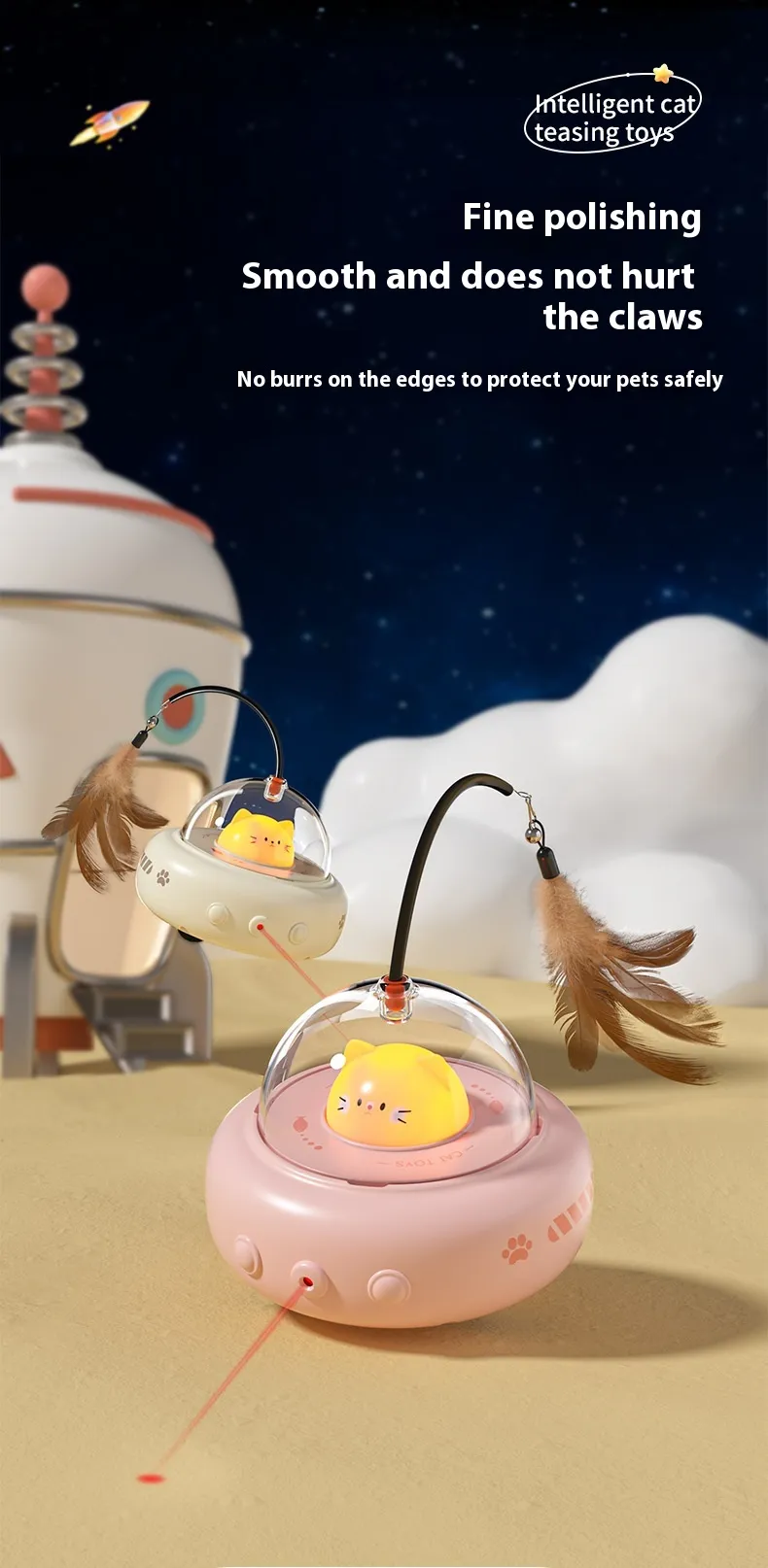 FelineFun™ — Spinning UFO Cat Play Toy - Image-9